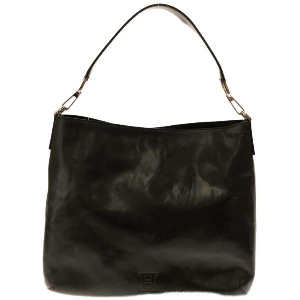 美品HIROFU ヒロフ　ワンショルダー　レザーバッグブラウン系 HIROFU（ヒロフ） ワンショルダーレザーバッグ ブラウン系 ユニ