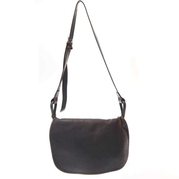 Maison Martin Margiela 14 メゾン マルタン マルジェラ 14 2005SS レザーハンティングショルダーバッグ  ブラウン MARTIN MARGIELA（マルタン マルジェラ） Maison Martin Margiela 14