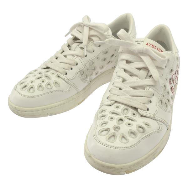 julietteさま 専用VALENTINOヴァレンティノ　レーススニーカー37 VALENTINO（ヴァレンティノ） Atelier Sneakers フラワーカッティング