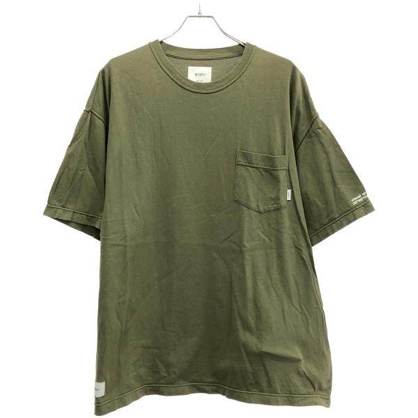 【夏休み特価】wtaps Tシャツ 221ATDT-CSM02 オリーブ　XL 夏休み特価】wtaps Tシャツ 221ATDT-CSM02 オリーブ XL - メルカリ