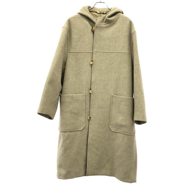AURALEE（オーラリー） 20AW LIGHT MELTON HOODED COAT ライトメルトン