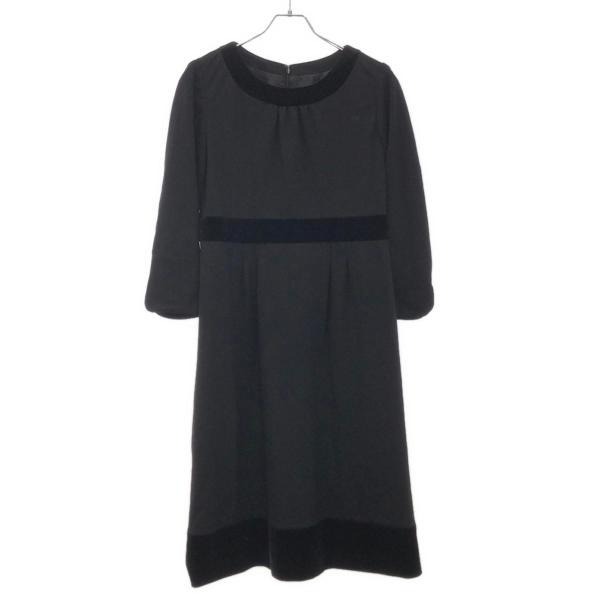 courreges（クレージュ） ワンピース ブラック 40 ITR2LZEBPUFT