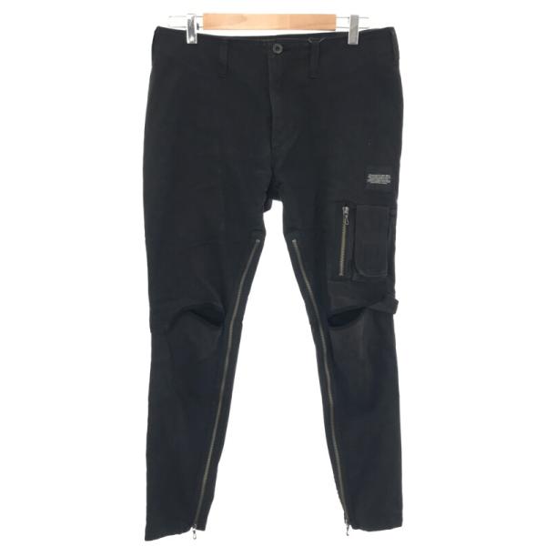 JULIUS ユリウス 20SS ZIP MOTORCYCLE PANTS ストレッチパンツ