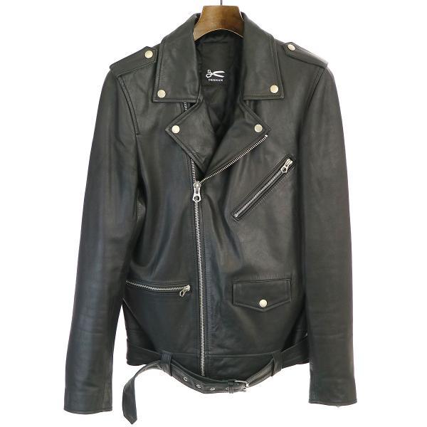 DENHAM ダブルライダース レザージャケット カウレザーデンハム