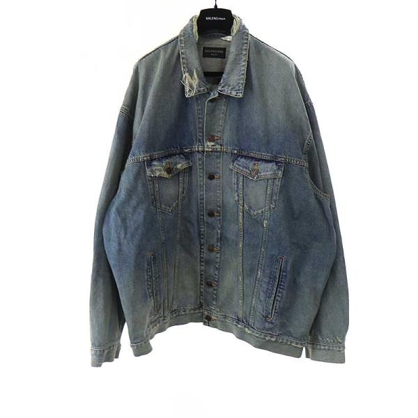 BALENCIAGA バレンシアガ 23SS PATCHED DESTROYED JACKET BALENCIAGA バレンシアガ 23SS PATCHED DESTROYED JACKET