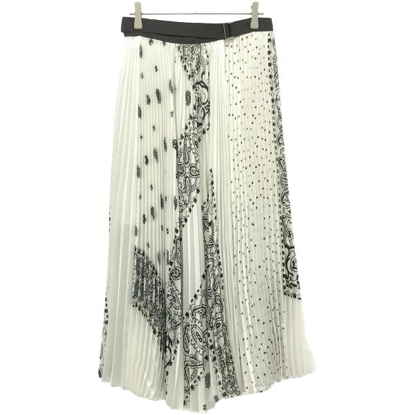 sacai（サカイ） 21SS Archive Print Mix Skirt アーカイブプリント