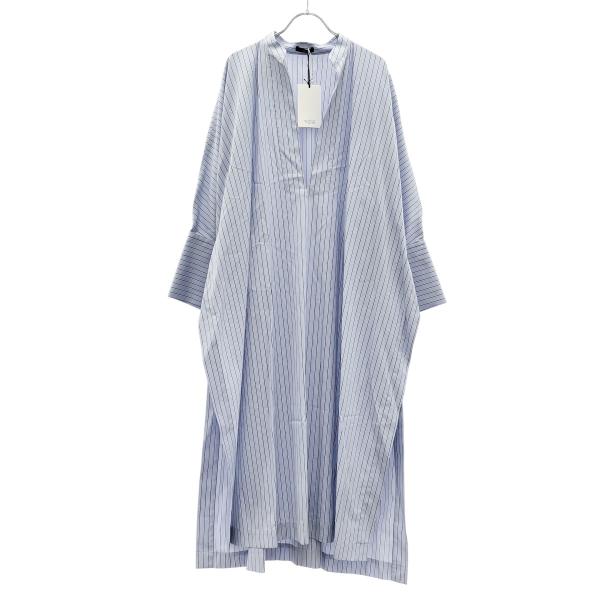 YLEVE（イレーヴ） ストライプスキッパーシャツワンピース 168-4150156