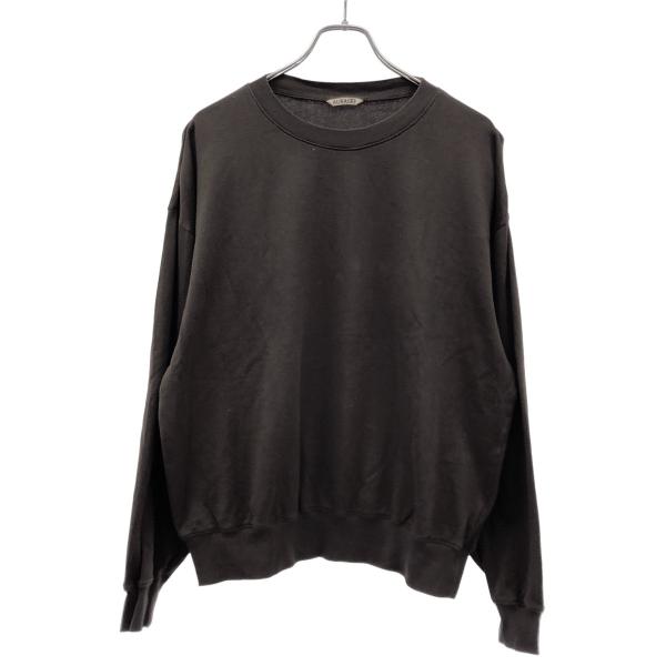 AURALEE オーラリー 25AW SUPER HIGH GAUGE SWEAT P/O スーパーハイゲージスウェットプルオーバー A25AP04CU ブラウン系 1 AURALEE（オーラリー） 25AW SUPER HIGH GAUGE SWEAT P/O スーパー
