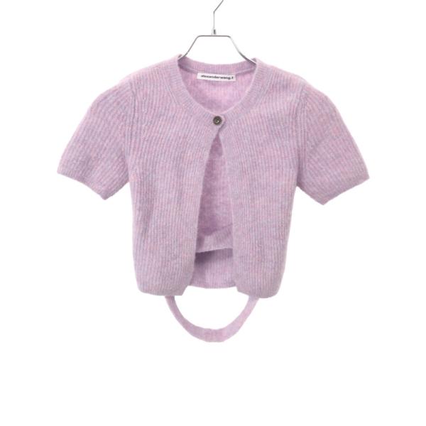ALEXANDER WANG.T ショートスリーブ ツインセットカーディガン アレキサンダーワン✨ ショートスリーブ ツインセットカーディガン