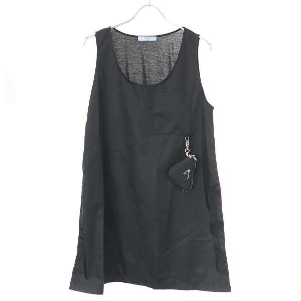 PRADA（プラダ） RE-NYLON トライアングルポーチ付ノースリーブ