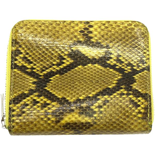 エンダースキーマ　ベスト　パイソン柄 Hender Scheme（エンダースキーマ） python square zip purse パイソン