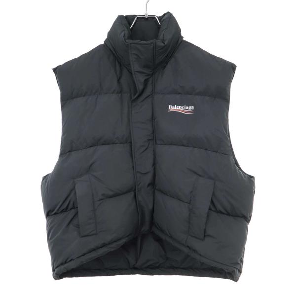 BALENCIAGA バレンシアガ Political Campaign Padded Gilet キャンペーンロゴパテッドベスト 762769 TYD36 ブラック 46 modescape_rc-itts5ohlok7q-ezyr