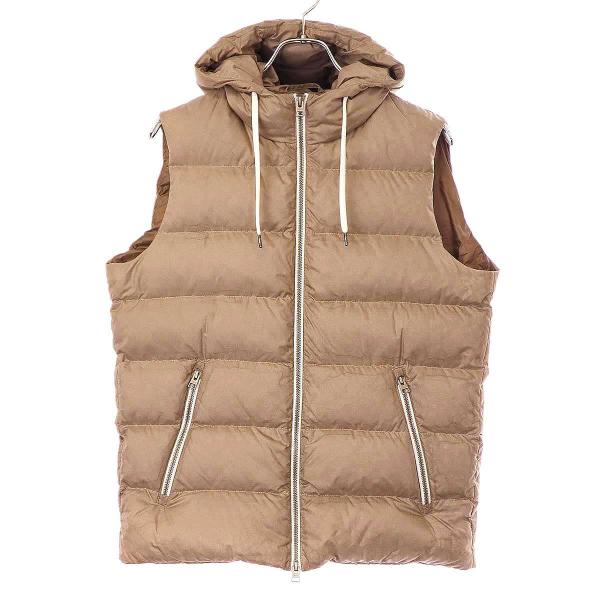 HERNO（ヘルノ） ライトメランジ ナイロンダウンベスト PI00086UR