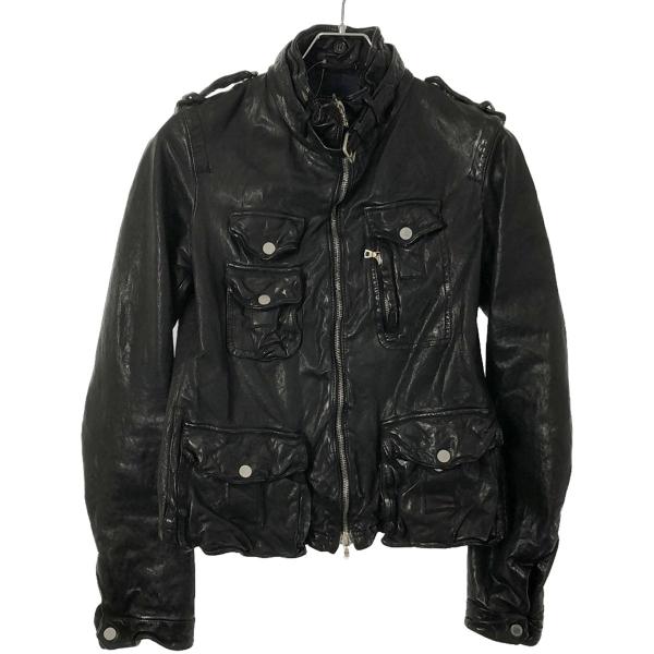 Neil Barrett ニールバレット シングル レザージャケット ライダース Neil Barrett ニールバレット レザージャケット シングルライダース