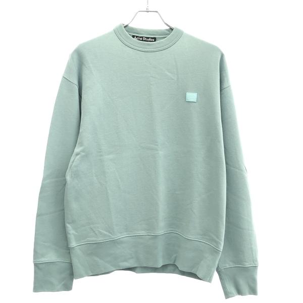 Acne Studios アクネストゥディオズ 22SS ポルトガル製 Face Patch Sweat オーバーサイズ フェイスパッチスウェット FA-UX-SWEA000088 XXS Light Green トレーナー プルオーバー トップス【中古】【Acne Studios】 Acne Studios - Acne Studios アクネストゥディオズ 22SS ポルトガル製