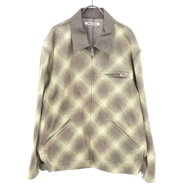 SEVEN BY SEVEN セブンバイセブン 26SS OMBRE CHECK DETROIT JACKET オンブレチェック デトロイトジャケット 800-6125024 ベージュ系 M ITUGPWSHW4QS