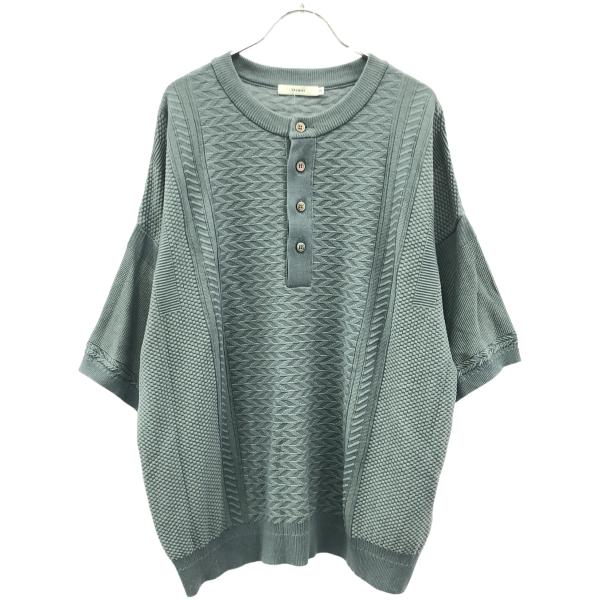 トップス YASHIKI Harukaze Henley Knit 23SS YASHIKI ヤシキ 23SS Harukaze Henley Knit ヘンリーニット