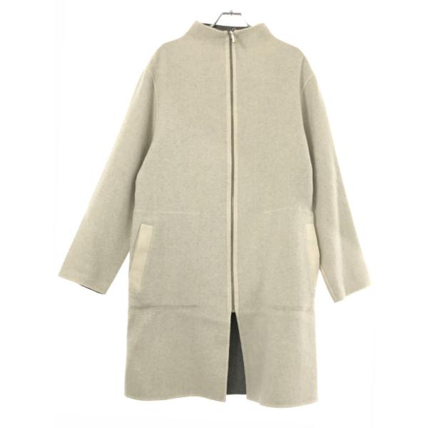 BARNEYS NEW YORK リバーシブルコート アイボリー KNOTT（ノット） Jean Paul Knott ジャンポール ダブルフェイスノー