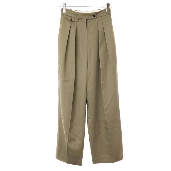 THE ROW　MILLAパンツ The Row Milla Pant in Camel & Black | FWRD