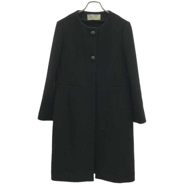 クロエ　ブラック　コート Chloe（クロエ） 19AW ノーカラーメルトンコート 19AMA28-9A071