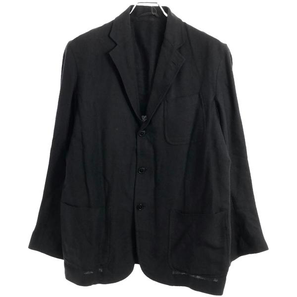 COMOLI コモリ シルクリネン 3Bジャケット 3 K01-01001 COMOLI / コモリ | シルクリネン 3Bジャケット - Navy | 通販