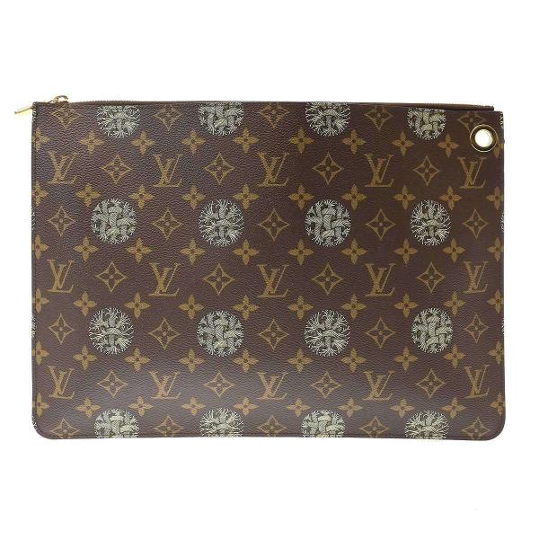 LOUIS VUITTON×Christopher Nemeth ルイヴィトン クリストファーネメス Monogram Pochette Jour GM ポシェット ジュール クラッチバッグ M61325 ブラウン LOUIS VUITTON×Christopher Nemeth ルイヴィトン Monogram Pochette