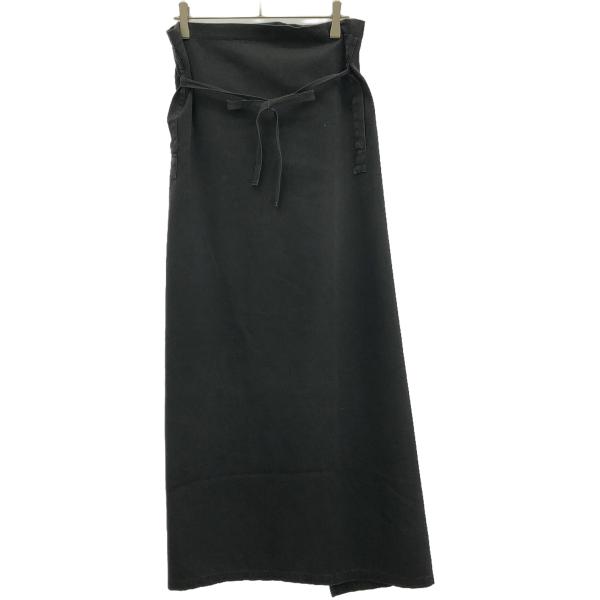 【希少】マルタンマルジェラ MM6 エプロンスカート スカート 黒 MM6 Maison Margiela（ｴﾑｴﾑｼｯｸｽ ﾒｿﾞﾝ ﾏﾙｼﾞｪﾗ）の「MM6 LONG