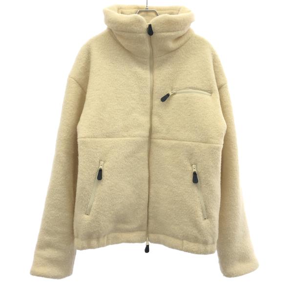 wjk reluxe ダブルジェイケイ リラックス wool pile volume neck Thinsulate blouson ウールパイルジャケット WR-242-1-016 ホワイト M wjk wjk reluxe ダブルジェイケイ リラックス wool pile volume neck