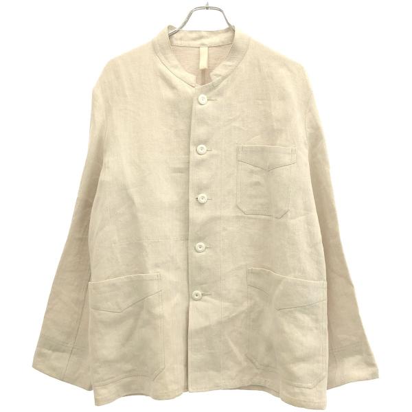 Scye（サイ） SAMPLE/24SS Linen Herringbone Stand Collar Work
