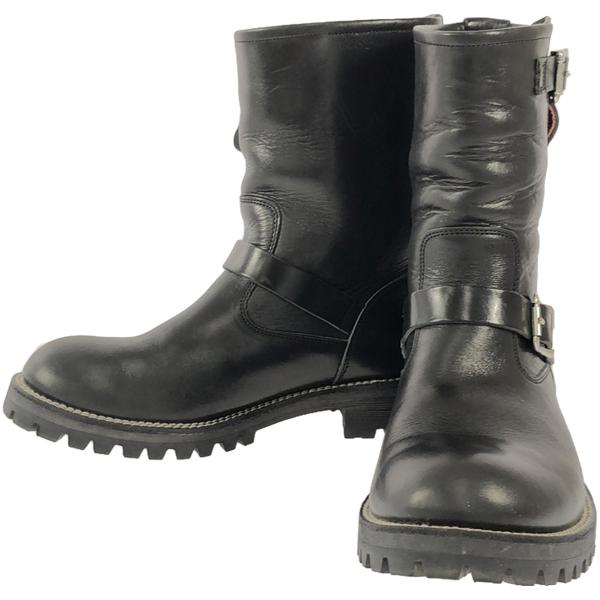 エンジニアブーツ　ショート　コードバン　レザー　希少　レア Win&Sons（ウィンアンドサンズ） DELAY by Win＆Sons ディレイ バイ