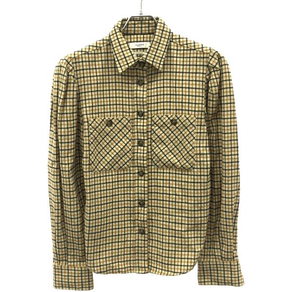 Isabel Marant - ISABEL MARANT ETOILE イザベルマラン エトワール 20AW FALCO SHIRT ウールチェックシャツ CH0671-20A039E ミックス 36 ISABEL MARANT ETOILE イザベルマラン エトワール 20AW FALCO