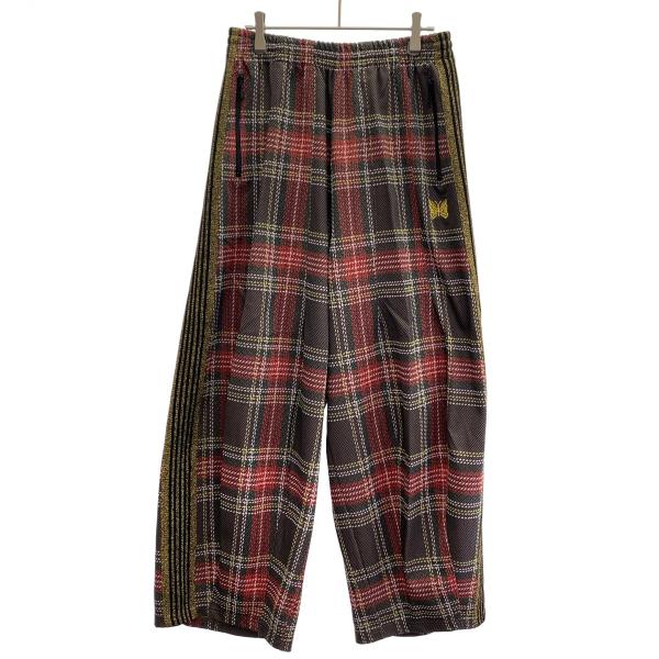 Needles ニードルス HD track pant ヒザデル トラック XS Needles ニードルズ H.D. Track Pant Poly Jq チェック柄ヒザデル
