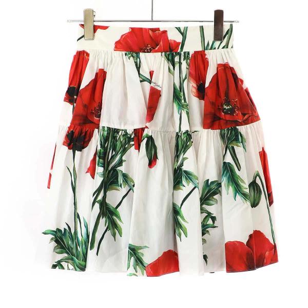 dolce＆gabbanaパニエ　スカート D&G 赤チェック パニエハイウエストスカート DOLCE&GABBANA 【公式通販】