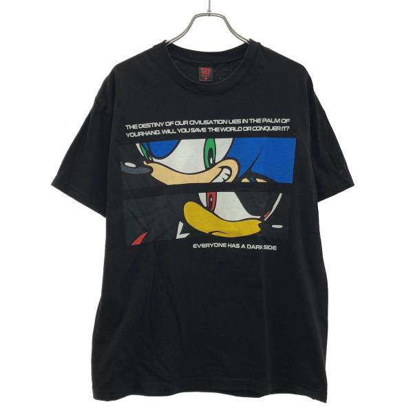 トップス SEGA GEEKS RULE SONIC VS SHADOW T SHIRT GeeeKS GEEKS RULE ギークスルール SEGA Rule Sonic vs Shadow