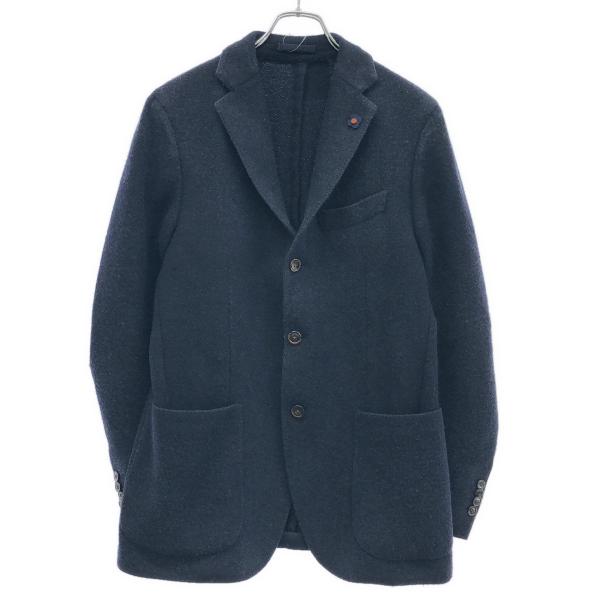 LARDINI ラルディーニ ウール3Bテーラードジャケット J0319AQ ネイビー 48 LARDINI（ラルディーニ） ウール3Bテーラードジャケット J0319AQ