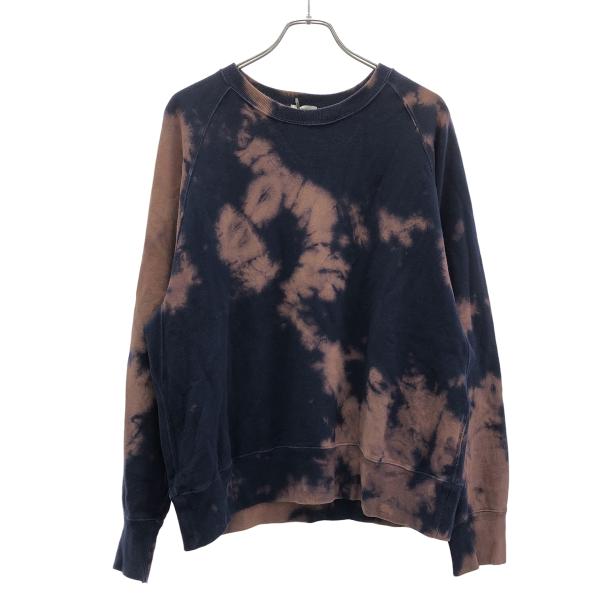 URU（ウル） 18AW タイダイクルーネックスウェットトレーナー 18FUC06B