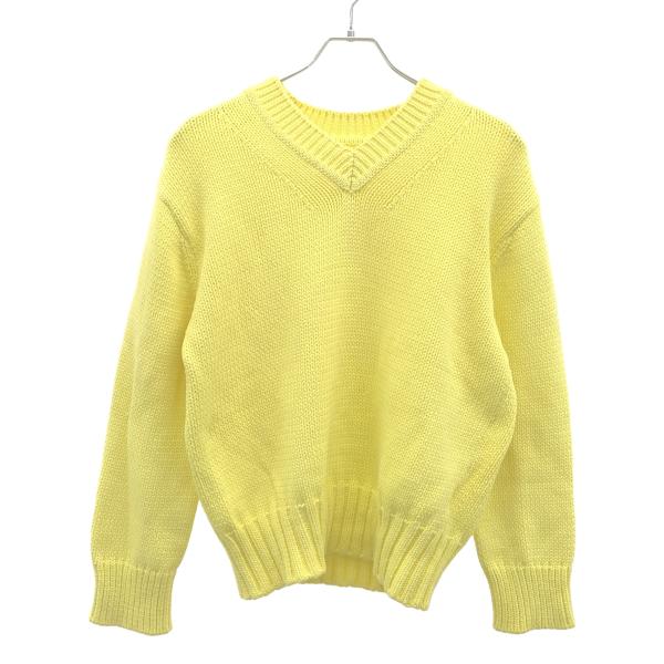 ロンハーマン RON HERMAN ファーニットワンピース XS ペールイエロー