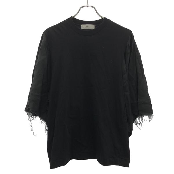 TOGA PULLA - トーガ プルラ Code pique jersey top TP242-JK235 トップス 36 ホワイト ストレッチ 袖ジップ ITE4B3F5B5W2 TOGA PULLA（トーガ プルラ） トーガ プルラ 24AW Cotton jersey T
