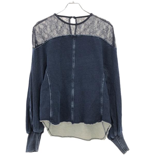 mame kurogouchi マメ クロゴウチ 18AW レース切替スウェット mame kurogouchi マメ クロゴウチ 18AW レース切替スウェット