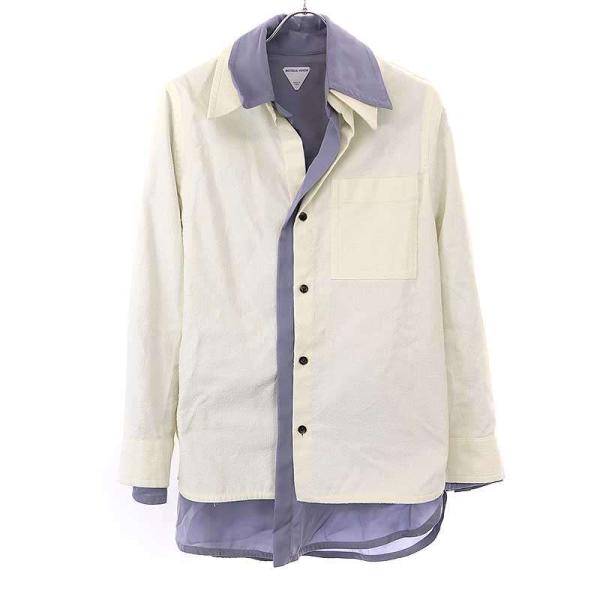 BOTTEGA VENETA ボッテガヴェネタ 23SS ダブルレイヤードシャツ BOTTEGA VENETA ボッテガヴェネタ 23SS ダブルレイヤードシャツ