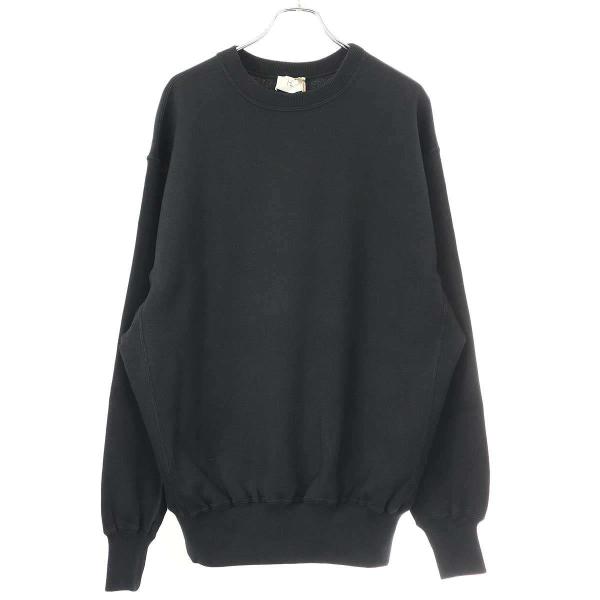 HERILL ヘリル C/S Double Layer Crew neck リバースウィーブダブルレイイヤーニット 23-080-HL-8250-1 ブラック 5 REVERSE WEAVE HERILL ヘリル C/S Double Layer Crew neck リバース