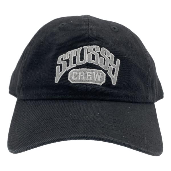 STUSSY（ステューシー） CREW STRAPBACK キャップ ブラック F