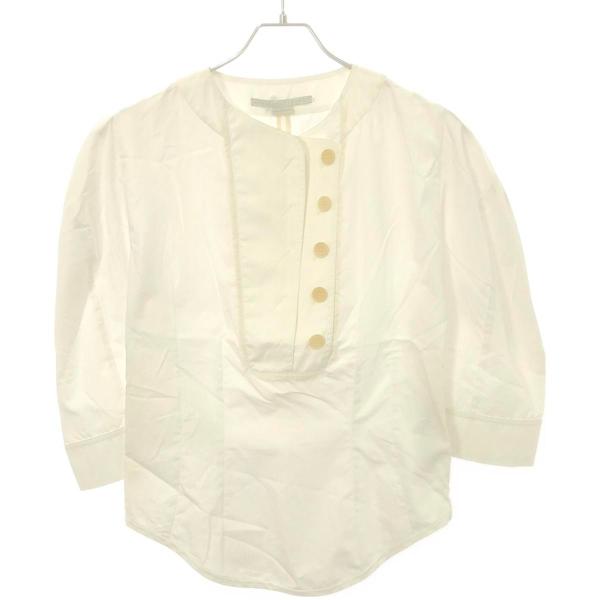 Stella McCartney - STELLA McCARTNEY ステラ マッカートニー 16SS Round Neck Statement Sleeve Top コックシャツ 472174 SEA51 ホワイト 38 Stella McCartney STELLA McCARTNEY ステラ マッカートニー 16SS