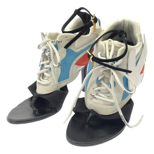 OFF-WHITE オフホワイト スニーカードッキングピンヒールサンダル