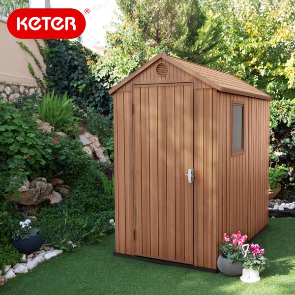 Keter Darwin ケター ダーウィン物置 大型宅配便ｙ 代引き不可 おしゃれ物置 収納 ストッカー タイヤラック 木調 Depos Life Style 通販 Yahoo ショッピング