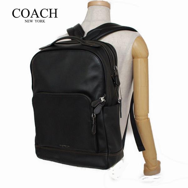 コーチ メンズ バッグ リュック レザー バックパック COACH GRAHAM BACKPACK BLACK :37599:モッドストア