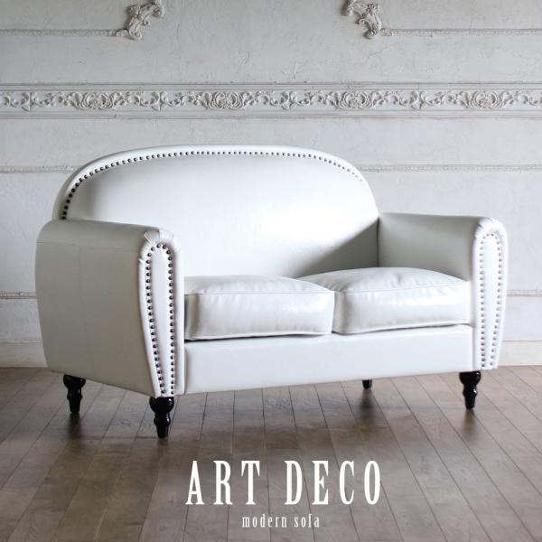 ビンテージ ソファ 2人掛け アンティーク アールデコ レトロ