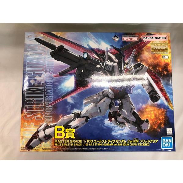 一番くじ 2023 ラストワン賞 エールストライクガンダムVer.RM 未開封】1/100 MG エールストライクガンダム Ver.RM ソリッドクリア 一