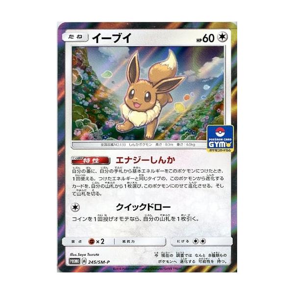 イーブイ P GXスタートバトル～イーブイゲットだぜ～ 参加賞 キラ 245