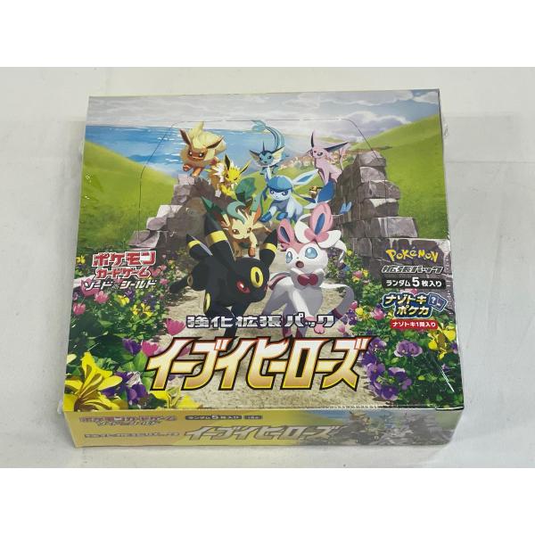 ポケモンカード　ソード&シールド　イーブイヒーローズ　未開封、シュリンク付き ポケモンカードイーブイヒーローズ未開封シュリンク付き1BOX